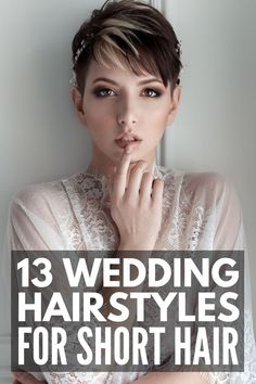 Wedding Hairstyles For Short Layered Hair, Pixie Hairstyles For Wedding Guest, Very Short Wedding Hairstyles, Short Bridal Hair Pixie, Wedding Hairstyles For Really Short Hair, Pixie Hairstyle Formal Event, Wedding Hair For Very Short Hair, Super Short Hair Wedding Styles, Short Hair Formal Styles Pixie