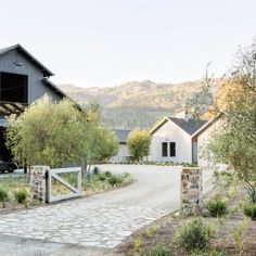 a house with a driveway leading to it