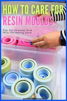 an image of how to care for resinin moulds