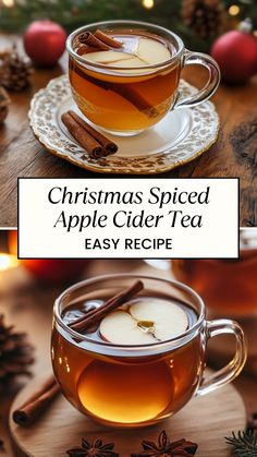 christmas spiced apple cider tea recipe