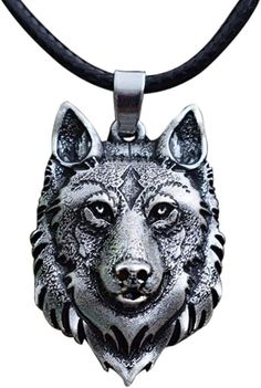 southbankstore Viking Wolf Head Necklace - Norse Fenrir Pendant of Nordic Scandinavian Amulet : Amazon.co.uk: Fashion Norse Fenrir, Beautiful Wolf, Viking Wolf, Wolf Pendant, Wolves Pendants, Wolf Necklace, Head Necklace, Powerful Woman, Nordic Scandinavian