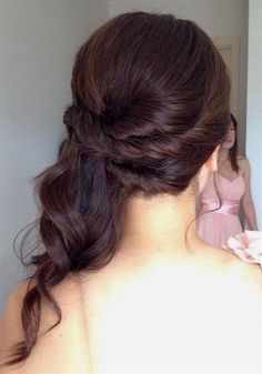 Bridesmaid Hair Side, Down Wedding Hairstyles, Half Up Half Down Wedding, Side Swept Hairstyles, Long Hair Wedding Styles