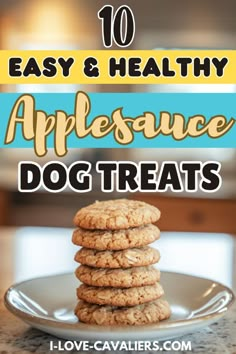 Need dog treats with applesauce? We’ve got you covered with 10 delicious homemade applesauce dog treat recipes! Whether you’re looking for frozen dog treats with applesauce or baked applesauce biscuits, our article covers it all! Click to explore these simple dog treats and start making healthy dog food at home today! Cheap Dog Treats Homemade, Apple Oat Dog Treats, Homemade Cookies For Dogs, Dog Fudge Recipe, Healthy Baked Dog Treats Recipes, Yam Dog Treats, Dog Treats For Diabetics, Pumpkin Applesauce Dog Treats, Applesauce Biscuits