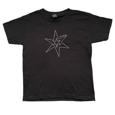 Black, Vintage Style LUCKY STAR Tee, Hand Screen Printed, Coquette, Unisex Baby Tee Fit, Handmade Gift Apparel, Unique, Y2k - Etsy Vintage Screen Print, Lucky Star, Hand Screen Printed, Black Vintage, Star Shirt, Baby Tee, Unisex Baby, Infant Tees, Vintage Tshirts