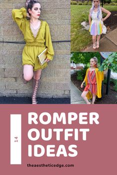 This look book of 14 romper outfit ideas is all you need to know about playing with color, layering, and accessories. I evidence how rompers can be worn for any occasion with inspirational looks that you can easily copy and shop. #romperoutfit #romperoutfitdressy #romperoutfitsummer #romperoutfitcasual #romperoutfitfall #romperstyle #howtostylearomper #stylearomper #stylearomperforfall #stylearompersummeroutfits Romper Outfit Dressy, Romper Outfit Casual, Romper Outfit Fall, Romper Outfit Ideas, How To Style A Romper, Neutral Handbag, Summer Romper Outfit, Statement Handbag