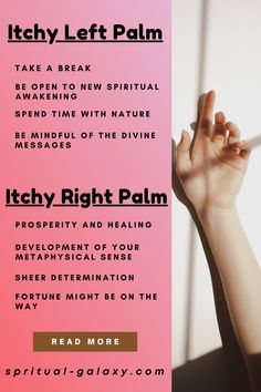 Itchy Left And Right Palm Meaning & Superstition Itchy Left Palm Meaning, Itchy Hands Meaning, Itchy Palms Meaning, Itchy Palms Superstition, Being Left On Read, Good Luck Spells, Spiritual Psychology