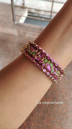 Silk Theard Bangles Designs