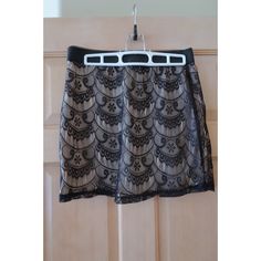 Black Lace Mini Skirt With Built In Cream Colored Slip And Elastic Waistband Never Worn! Black Lace Mini Skirt, Lace Mini Skirt, Black Lace Skirt, Black Cream, Cream Color, Black Lace, Lace Skirt, Mini Skirt, Womens Skirt