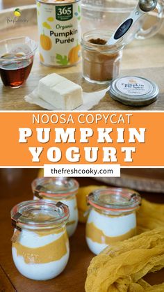 pumpkin yogurt is the perfect treat for fall