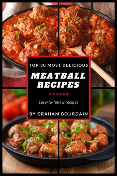 Top 30 Most Delicious Meatball Recipes: A Meatball Cookbook with Beef, Pork, Veal, Lamb, Bison, Chicken and Turkey - [Books on Quick and Easy Meals] (Top 30 Most Delicious Recipes Book 4) Waikiki Meatballs, Apple Meatballs, Bacon Wrapped Meatballs, The Best Meatballs, Teriyaki Chicken Meatballs, Pork Apple, Meatball Maker, Glazed Meatballs, Best Meatballs