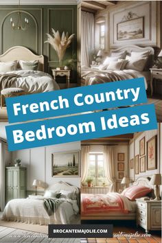 the french country bedroom ideas are great for small rooms