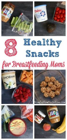 healthy snacks for breastfeeding moms