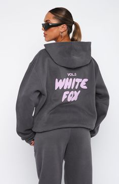 The Offstage Hoodie Volcanic. Head online and shop this season's latest styles at White Fox. Express delivery and AfterPay available. Checkered Clothes, White Fox Hoodie, Fox Hoodie, Hoodie Set, Cooler Look, Estilo Chic, Tracksuit Set, Tracksuit Women, White Fox