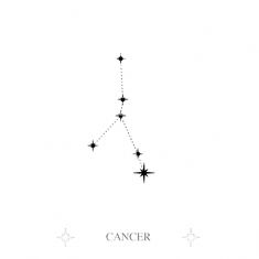 Express your celestial spirit with our minimalist Cancer zodiac tattoo design. Meticulously designed to feature the Cancer constellation, this piece effectively integrates astrology and art. It's a perfect choice for those who connect with the stars and value subtle, uncluttered designs.Tattoo Stencil After purchasing Constellation Embroidery, Celestial Spirit, Zodiac Tattoo, Constellation Tattoos, Tattoo Stencil, Beauty Ideas, Tattoo Inspo, Relationship Tips, Tattoo Design