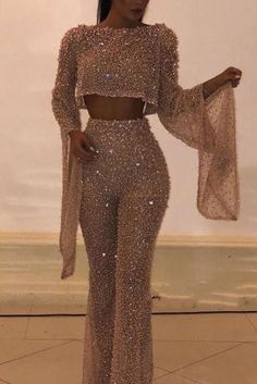 Sequin Jumpsuit Long Sleeve, Sparkly Jumpsuit, Dream Birthday, Boss Woman, Nye Dress, Sequin Jumpsuit, فستان سهرة, Long Sleeve Sequin, Jumpsuit With Sleeves