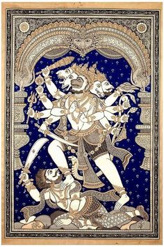 Panchamukhi Hanuman, Panchmukhi Hanuman, साईं बाबा, Ancient Indian Art, Tantra Art, Buddhist Art Drawing, Hanuman Hd Wallpaper, Sita Ram, Kalamkari Painting