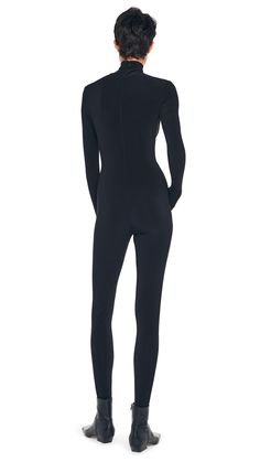 Fitted Full Length Bodysuit For Winter, Fitted Full-length Winter Bodysuit, Tight Long Sleeve Elastane Unitard, Fitted Full Length Bodysuit With Thumbholes, Fitted Full-length Bodysuit With Thumbholes, Fitted Full-length Elastane Bodysuit, Midi Gowns, Neckline Slimmer, Instagram Heart