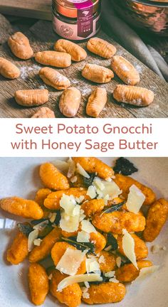 sweet potato gnocchi with honey sage butter is an easy and delicious side dish