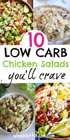 10 low carb chicken salads you'll crave