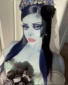 Corpse Bride Makeup, Halloween Bride Costumes, Corpse Bride Costume, Halloween Bride, Bride Costume