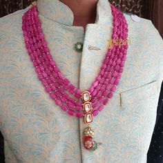 HotPink Jade Stone Groom Jewelry, Sabyasachi Groom Inspired Necklace, Indian Wedding Necklace, Bollywood Jewelry, Groom Necklace, Men Jewelry 5 Layered Stone Beads Necklace An elegant stone beads necklace with the most stunning festoon. The perfect accessory for your occasion. This necklace is handcrafted with love Necklace Length: 26 inches (adjustable) Package: 1 Necklace Material: Stone beads Care: Store in an airtight plastic bag or box. Keep away from water, moist place & fragrance For Express shipping, the option is available in the drop-down menu at checkout. If you need any help regarding placing an order or express shipping, feel free to message us DISCLAIMER: This product is made to order. Product color may slightly vary due to photographic lighting sources or your monitor settin Sabyasachi Groom, Indian Wedding Necklace, Groom Jewelry, Necklace Indian, Purple Jade, Necklace Men, Bollywood Jewelry, Inspired Necklace, Stone Beaded Necklace