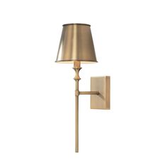 an image of a wall light with a lamp shade on the back and side of it