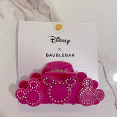 Get That Hair Up And Out Of Your Face With This Cute Baublebar Mickey Mouse Hair-Clip. Nwt, Sealed And Unused. Questions? Leave A Comment Below! Disney Candy, Mouse Hair, Stitch Ears, Disney 50th Anniversary, Minnie Ears Headband, Disney Jasmine, Minnie Mouse Ears Headband, Disney Up, Disney Elsa