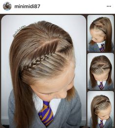 Truss Hair, Girl Hair Dos, Lil Girl Hairstyles, Toddler Hairstyles Girl, Strawberry Blonde Hair, Peinados Fáciles Para Cabello Corto, Work Hairstyles