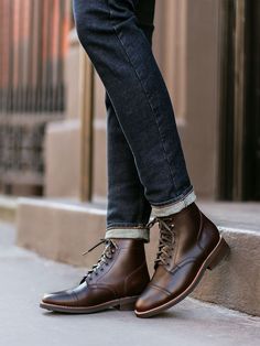 Thursday Boot Company | Handcrafted with Integrity Men Leather Boots, Men's Leather Boots, Mens Wardrobe Essentials, Spring Boots, London Style