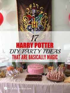 harry potter party ideas that are basically magic