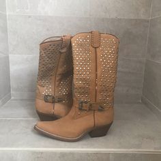 Women’s Size 7 Steve Madden Tan Studded Cowboy Boots Never Worn Studded Cowboy Boots, Steve Madden Shoes, Shoes Women, Shoes Heels Boots, Cowboy Boots, Shoes Women Heels, Steve Madden, Heeled Boots, Shoes Heels