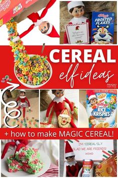 the cover of cereal elf ideas and how to make magic cereal