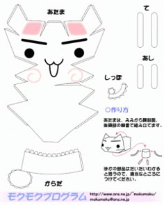 the instructions for how to draw an animal with japanese characters on it's face