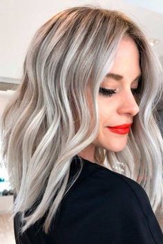 Blonde Lob Balayage, Ash Blonde Lob, Lob Balayage, Cool Ash Blonde, Blonde Lob, Ash Blonde Hair Colour, Dirty Blonde Hair, Long Bob Haircuts