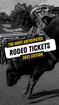 a cowboy in a checkered shirt riding a bucking bull at a rodeo show Event Tickets, Rodeo Life, Bull Riding, A Town, Have Some Fun, Good Time, To Miss