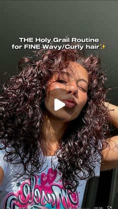 Némesis Marie on Instagram: "The girls have been banging on my door to share this damn routine lol, so here it is!🤭✨ DISCLAIMERS:

1. This is NOT a traditional curly routine.
2. I didn’t use creams or leave-ins because they do affect my volume, BUT I did condition, detangle AND deep conditioned in the shower.
3. No brush styling because it also affects my volume.
4. This routine leaves a VERY strong gel cast, so beware. I don’t mind it because it also helps with longevity.

Products Used:
@livingproofinc Curl Defining Gel
@herbalessences Curl Boosting Mousse & Volumizing Mousse
@bread Hair Oil
@livingproofinc Dry Texture Spray

#curlyhair #wavyhair #wavyhairroutine #wavyhaircare #wavyhairtutorial #wavycurly #curlycommunity #finecurlyhair #finecurls #volumeroutine #hairinstagram #hairinspo Bread Hair, Curly Routine, Volumizing Mousse, Wavy Hair Care, Wavy Hairstyles Tutorial, Fine Curly Hair, Texture Spray, Curl Defining, Texturizing Spray