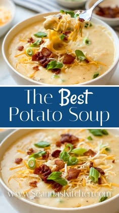 the best potato soup with bacon and cheese