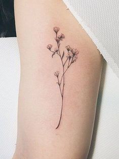 Dainty Flower Tattoos, White Flower Tattoos, Tattoos Flowers, Delicate Flower Tattoo, Petit Tattoo, Flower Tattoo Drawings, Female Tattoos