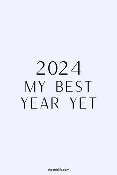 the text reads,'2021 my best year yet'in black on a white background