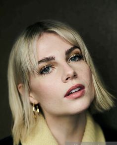 lucy boynton Amelia Bones, Bi Panic, Face Drawing Reference, Character Reference, Ink Stain, Lady Biker, Attractive People