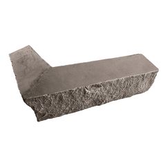 a stone bench made out of concrete on a white background with clipping for text