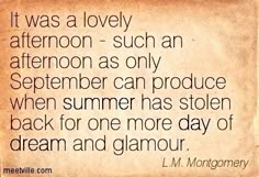 a quote from l m montgomery on the meaning of love and affection for someone else