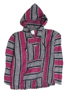 Recycled Pink Baja Hoodie Bogo Sale, Live Now, Authentic Mexican, Recycle Clothes, Green Pattern, Pullover Sweatshirts, Vintage Tees