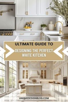 Dream White Kitchen, White Traditional Kitchen, Kitchen Renovation Diy Ideas, White Kitchen Design Ideas, Kitchen Renovation Design, Kitchen Renovation Inspiration, Farmhouse Kitchen Remodel, Diy Kitchen Renovation, White Kitchens