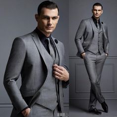 Mens Groom Suit, Grey Mens Suit, Best Man Wedding, Suit Groom, Man Jacket, Suits For Wedding, Man Suits, Man Wedding, Suit Man