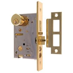 an image of a door handle and lock