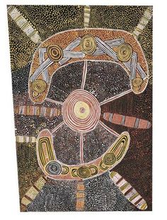 Aboriginal art by Freddy West Tjakamarra Australian Artwork, Indigenous Artwork, Aboriginal History, Desert Art