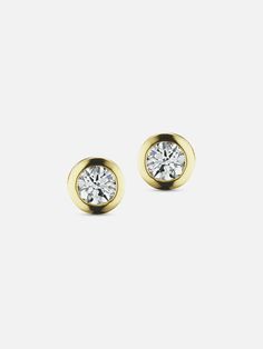 Stud earrings are a classic gold jewelry essential that are perfect for all seasons and never go out of style. The Gold Diamond Confetti Studs feature 3mm sparkling white diamonds set in luxurious polished 14K yellow gold bezel settings. 14k yellow gold 3mm white diamonds Made in New York Classic Gold Jewelry, Jewelry Essentials, Yellow Gold Earring, Gold Gilding, Classic Gold, The Gold, White Diamonds, Diamond Earrings Studs, Diamond Studs