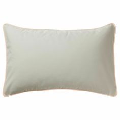 a white and pink pillow on a white background