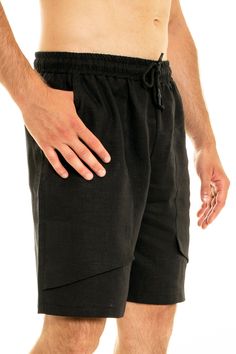 Black linen shorts for men Natural shorts with pockets. 100% linen Linen shorts Size XS shorts length 19.68 in waist volume 29.52 in hips 37.40 in Size S shorts length 19.68 in waist volume 31.49 in hips 41.33 in Size М shorts length 19.68 in Waist volume 33.46 in Hips 45.27 in Size L shorts length 19.68 in Waist length 35.43 in Hips 49.12 in Size XL shorts length 21.65 in Waist length 39.37 in Hips 51.18 in Size 2XL shorts length 21.65 in Waist length 41,73 in Hips 55.11 in Size 3XL shorts leng Black Linen Bottoms For Vacation, Black Linen Bottoms For Summer, Black Linen Summer Bottoms, Black Knee-length Shorts For Vacation, Black Relaxed Fit Cargo Shorts For Summer, Linen Pants With Pockets In Short Length, Short Linen Pants With Pockets, Vacation Linen Bottoms With Side Pockets, Linen Short Pants With Pockets